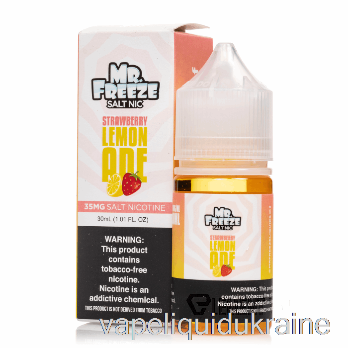 Vape Ukraine Strawberry Lemonade - Mr Freeze Salts - 30mL 35mg